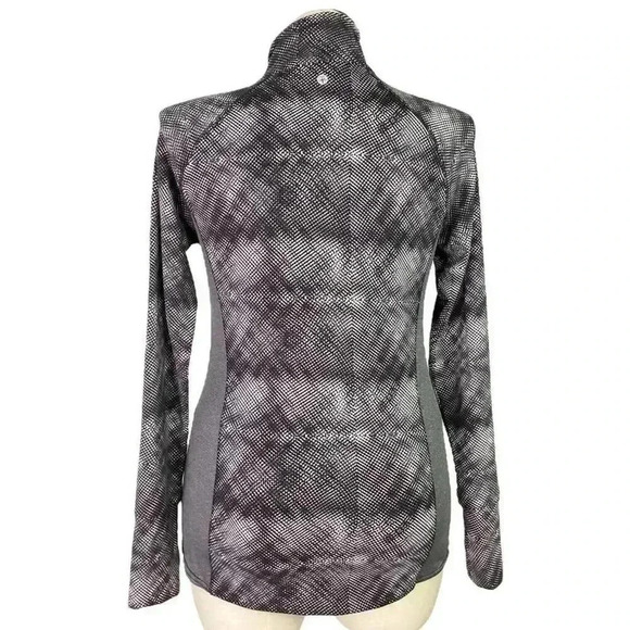 Soybu Pullover Women L Gray Half Zip Stretch Mesh Long Sleeve Running Yoga Top - Picture 6 of 8